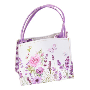 Borsa similpelle 13x11 lavanda