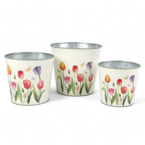 ML-Cachepot d.18 tulipani (set 3)