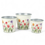 ML-Cachepot d.18 tulipani (set 3)