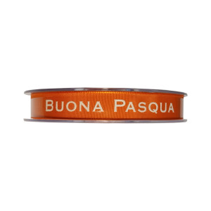 Nastro BUONA PASQUA mm.15 m.20 arancio