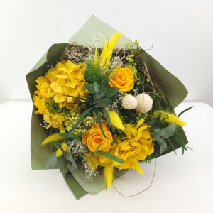 Bouquet GARDEN 2 ROSE cm 39 giallo