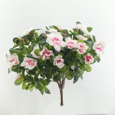 Azalea mazzo cm.38 bianco rosa