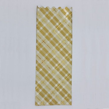 Busta portab.TARTAN METAL 18×50 oro (pz.50)