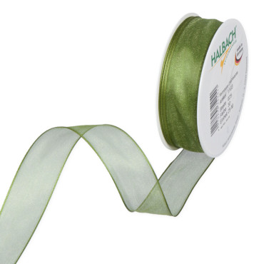 Nastro ORGANZA ANIM. mm.25 m.25 verde