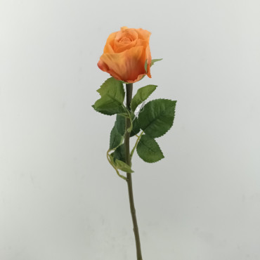 Rosa bocciolo cm. 65 arancio