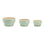 Cachepot stoneware d.34 salvia (set 3)