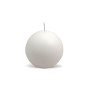 Candela sfera 080 bianco (pz 6)